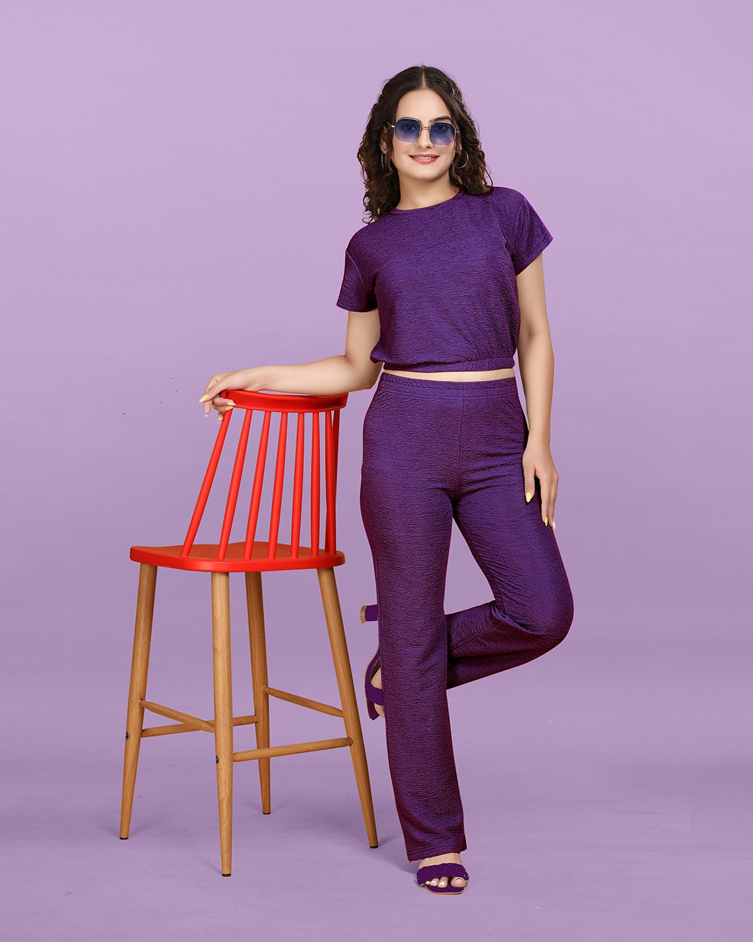 T-Shirt & Palazzos Co-ords Set