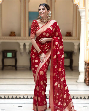 Saree Soft Lichi Silk Cloth