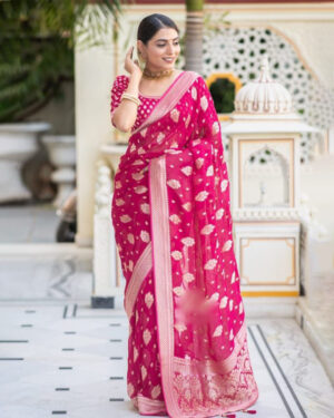 Saree Soft Lichi Silk Cloth