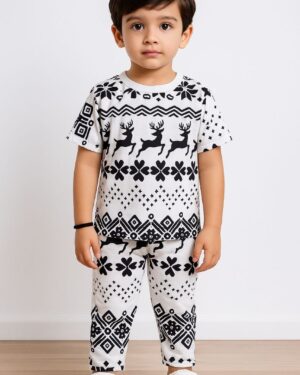 Deer Co-ords Set Kids Outfit