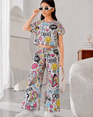 Icecream Co-ords Set Kids Outfit