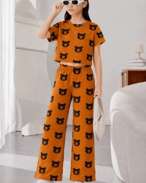 Teddybear Co-ords Set Kids Outfit